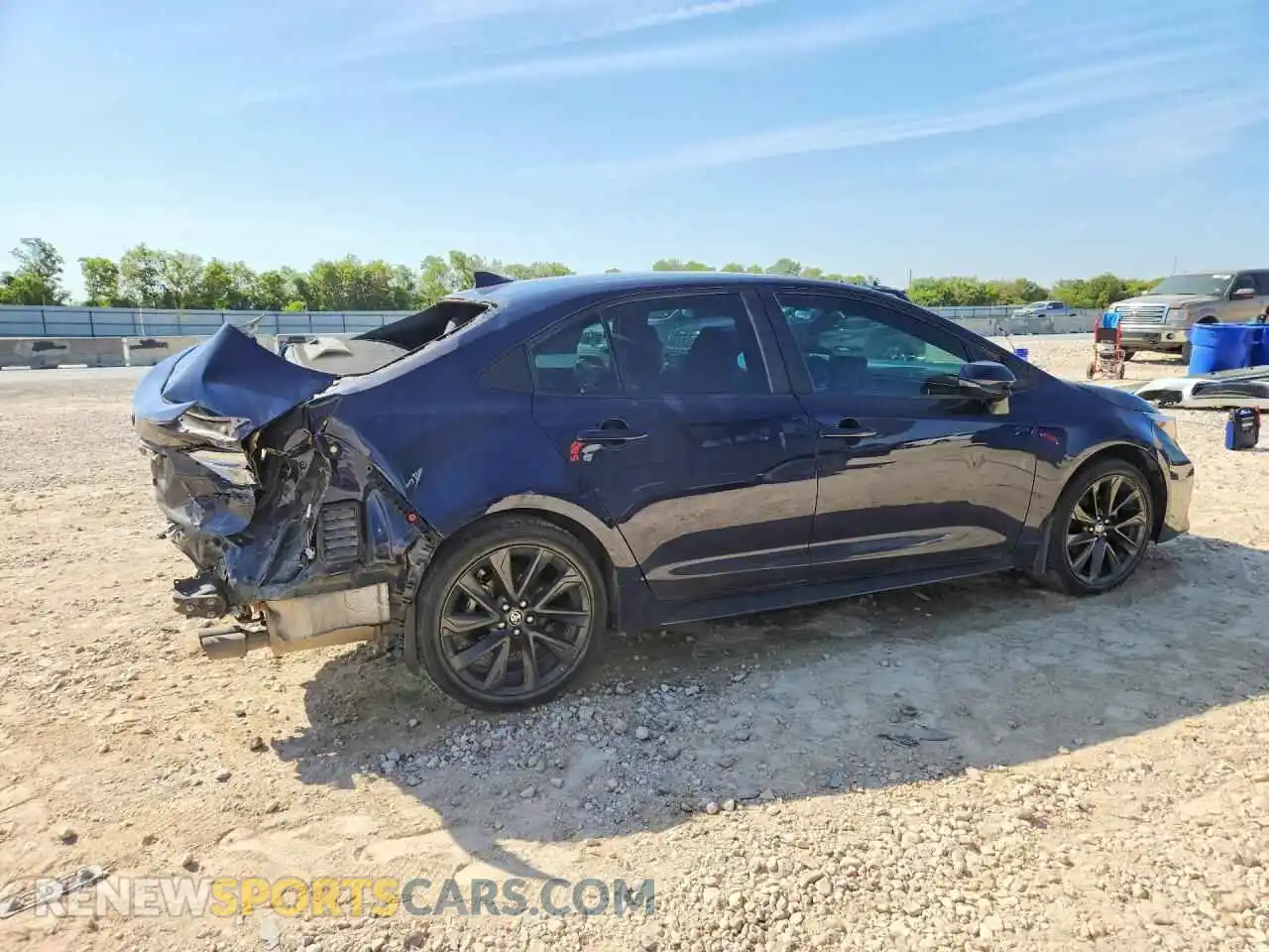 3 fotografías del automóvil dañado 5YFS4MCE5PP157891 TOYOTA COROLLA 2023
