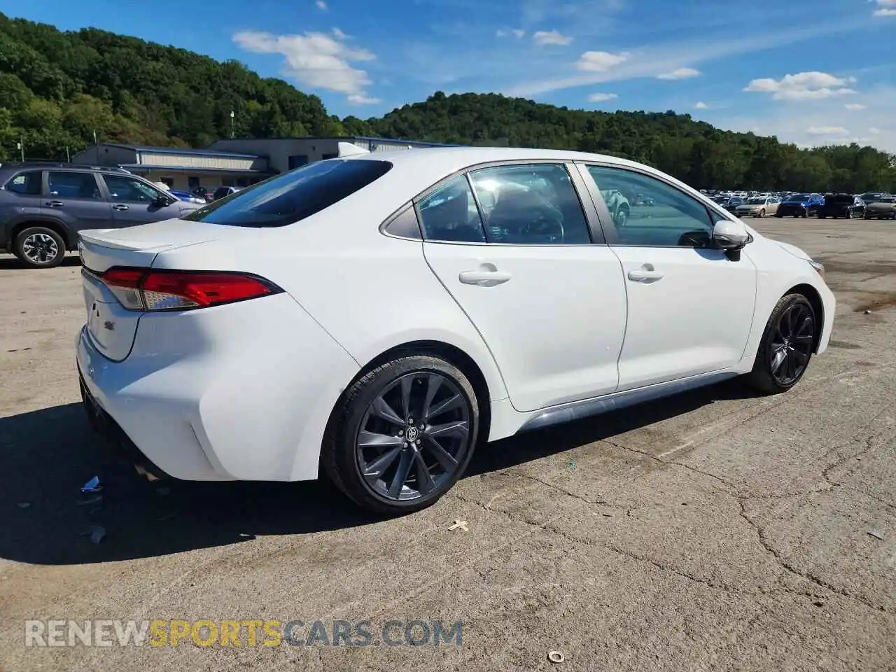 3 fotografías del automóvil dañado 5YFS4MCE5PP160080 TOYOTA COROLLA 2023