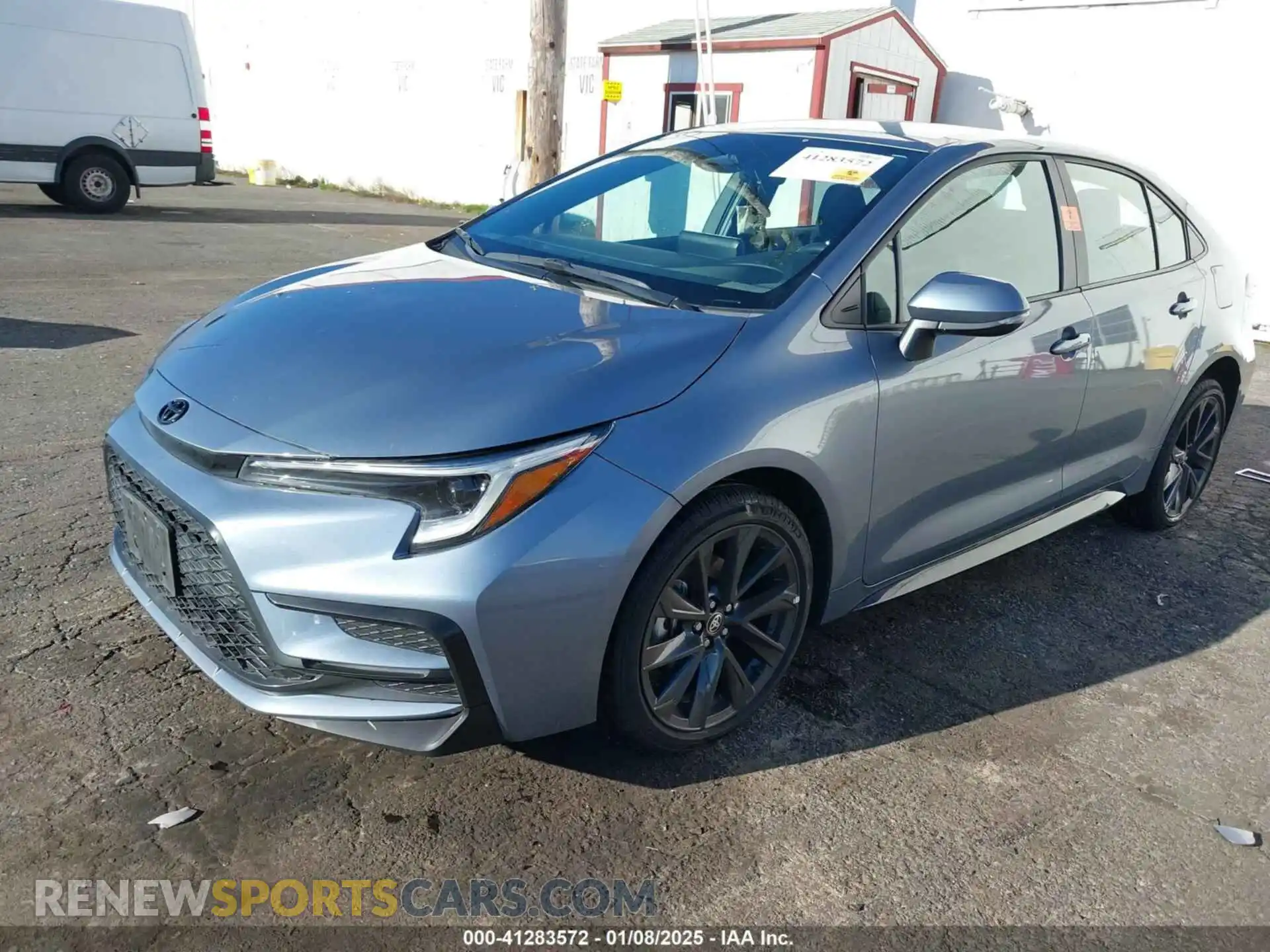 2 fotografías del automóvil dañado 5YFS4MCE6PP144681 TOYOTA COROLLA 2023