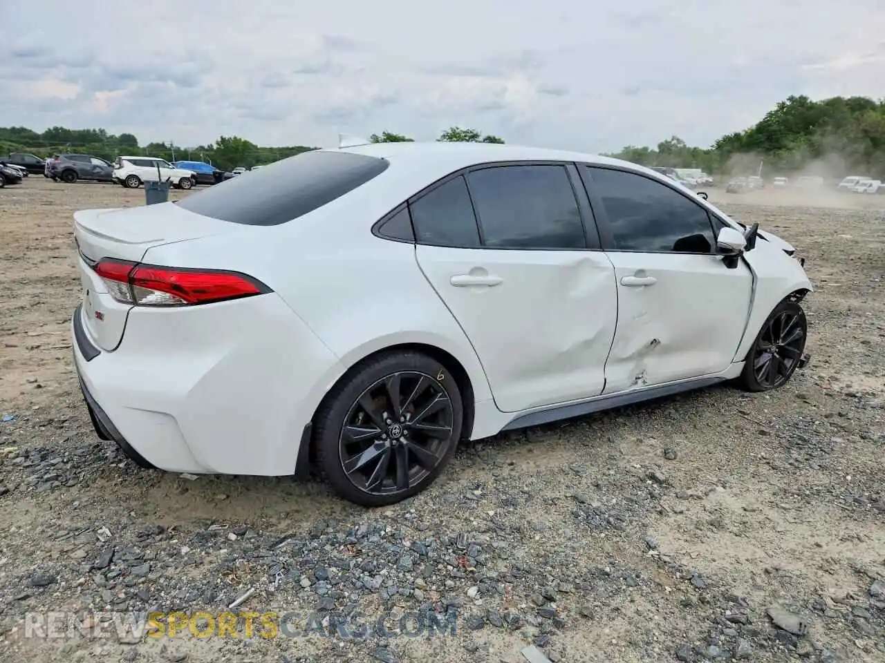 3 fotografías del automóvil dañado 5YFS4MCE6PP151369 TOYOTA COROLLA 2023