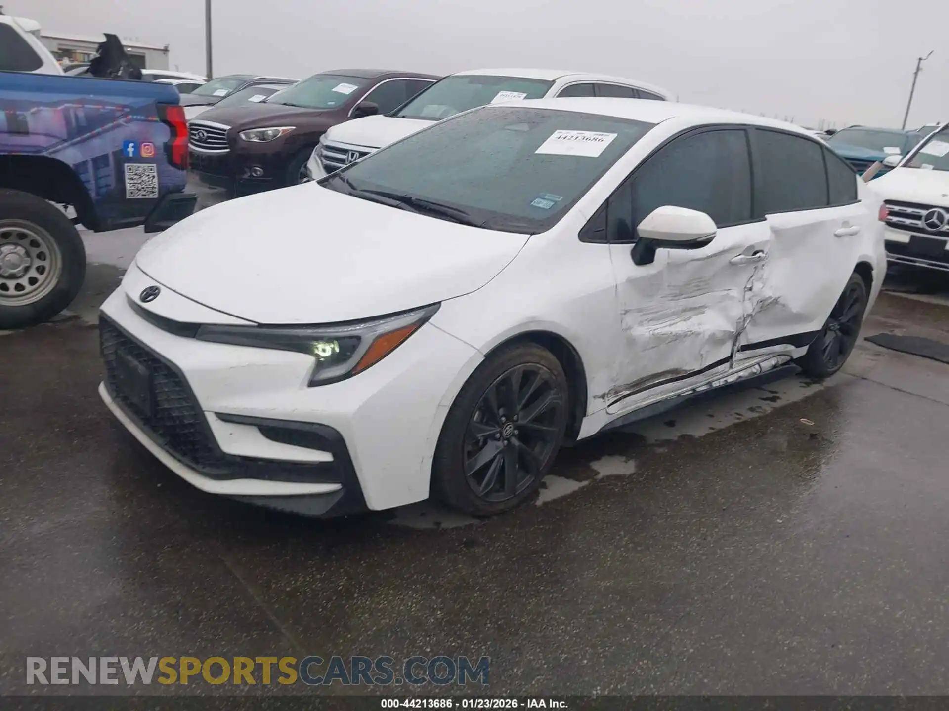 2 Photograph of a damaged car 5YFS4MCE8PP163409 TOYOTA COROLLA 2023