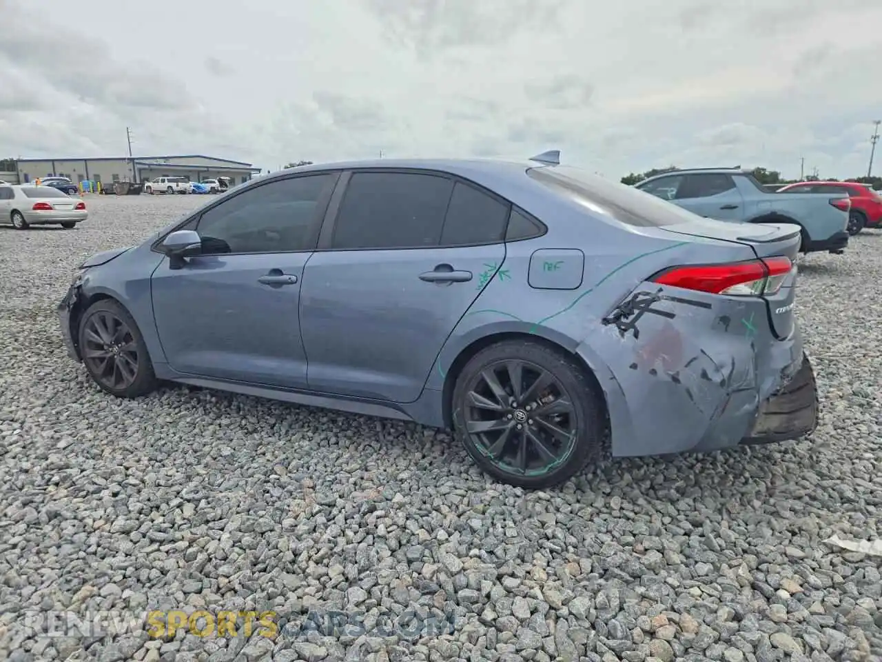 2 Photograph of a damaged car 5YFS4MCE9PP150412 TOYOTA COROLLA 2023