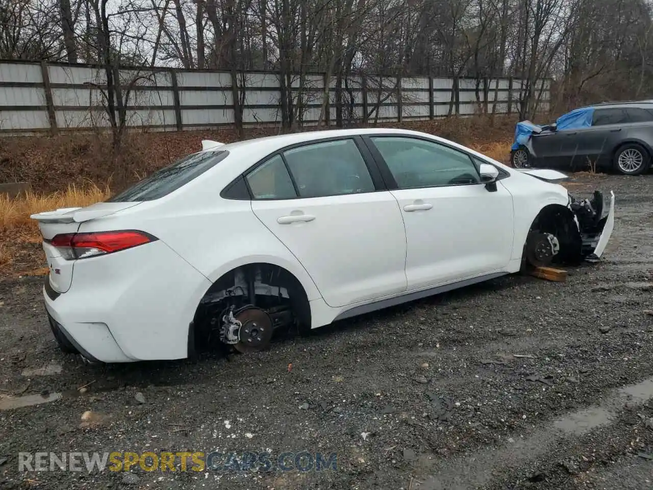 3 fotografías del automóvil dañado 5YFS4MCE9PP162155 TOYOTA COROLLA 2023