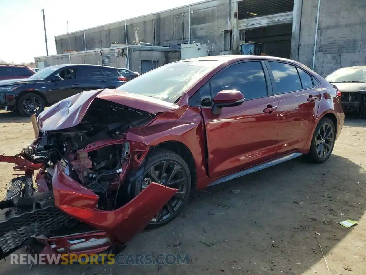 1 Photograph of a damaged car 5YFS4MCE9PP163337 TOYOTA COROLLA 2023