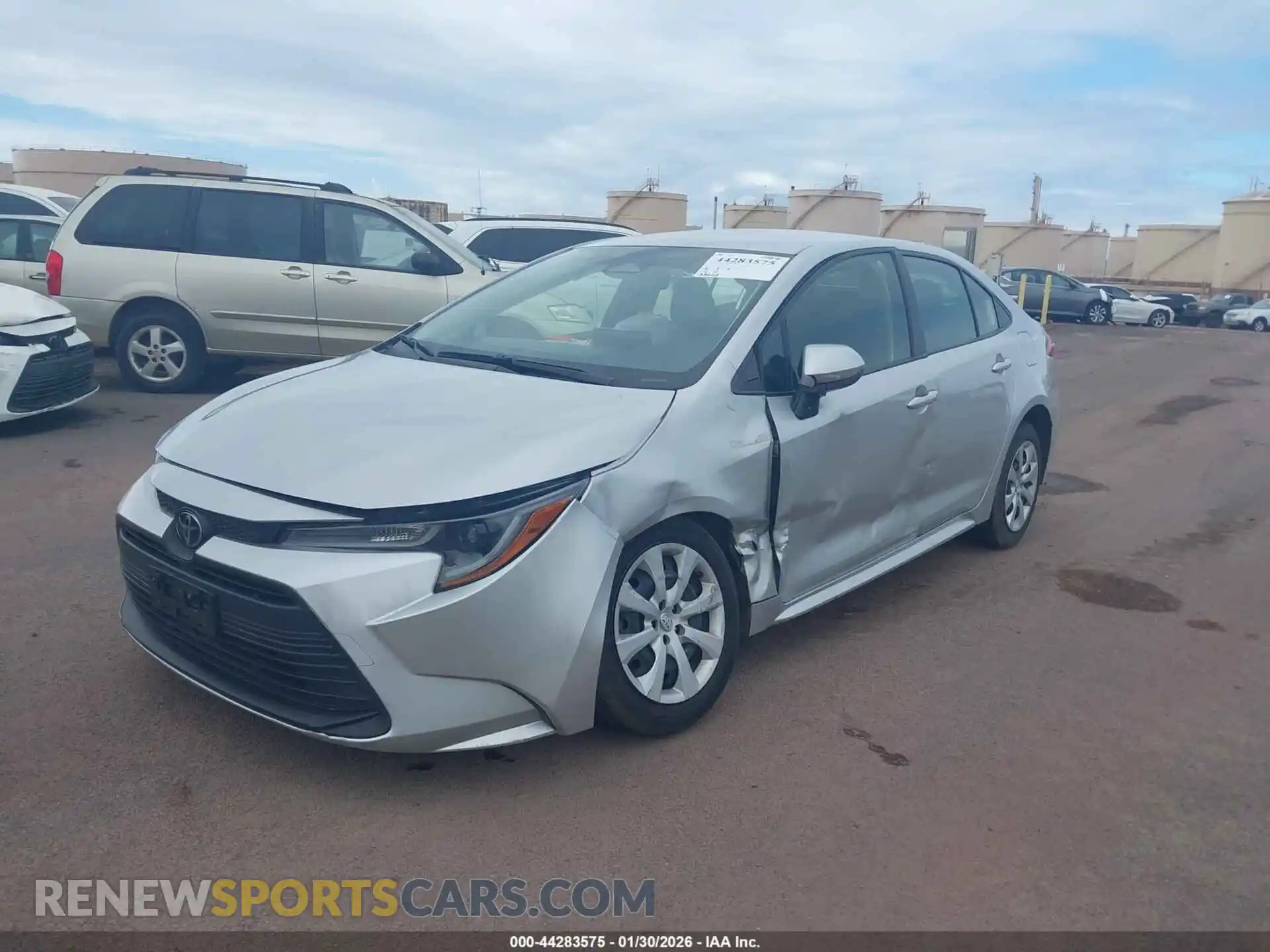 2 Photograph of a damaged car JTDB4MEE0P3002770 TOYOTA COROLLA 2023