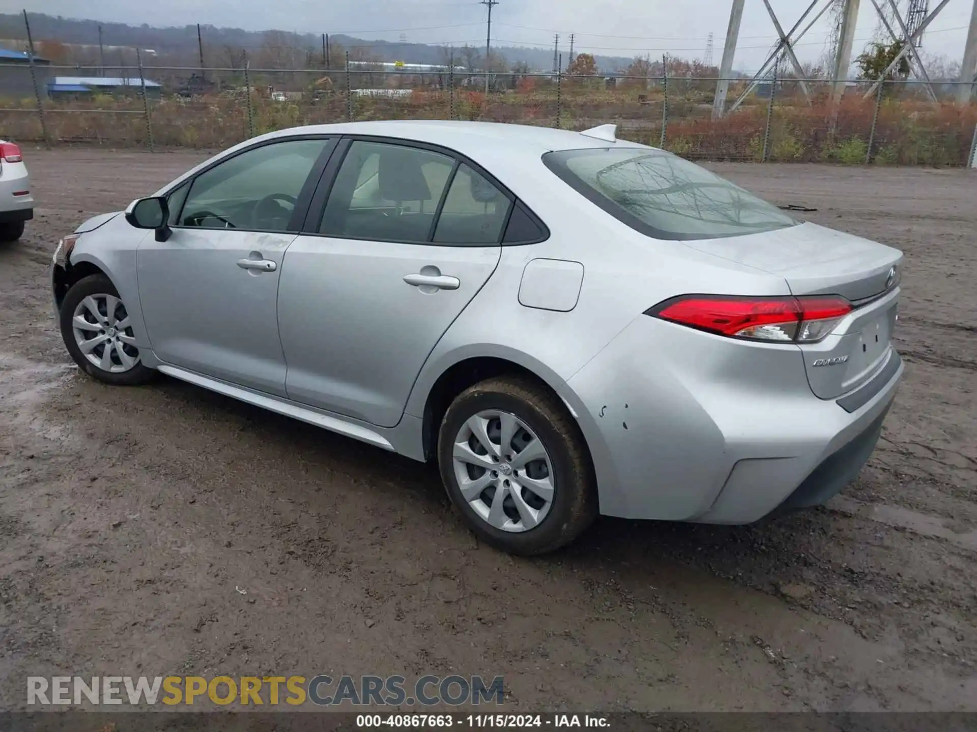 3 Photograph of a damaged car JTDB4MEE0P3011341 TOYOTA COROLLA 2023