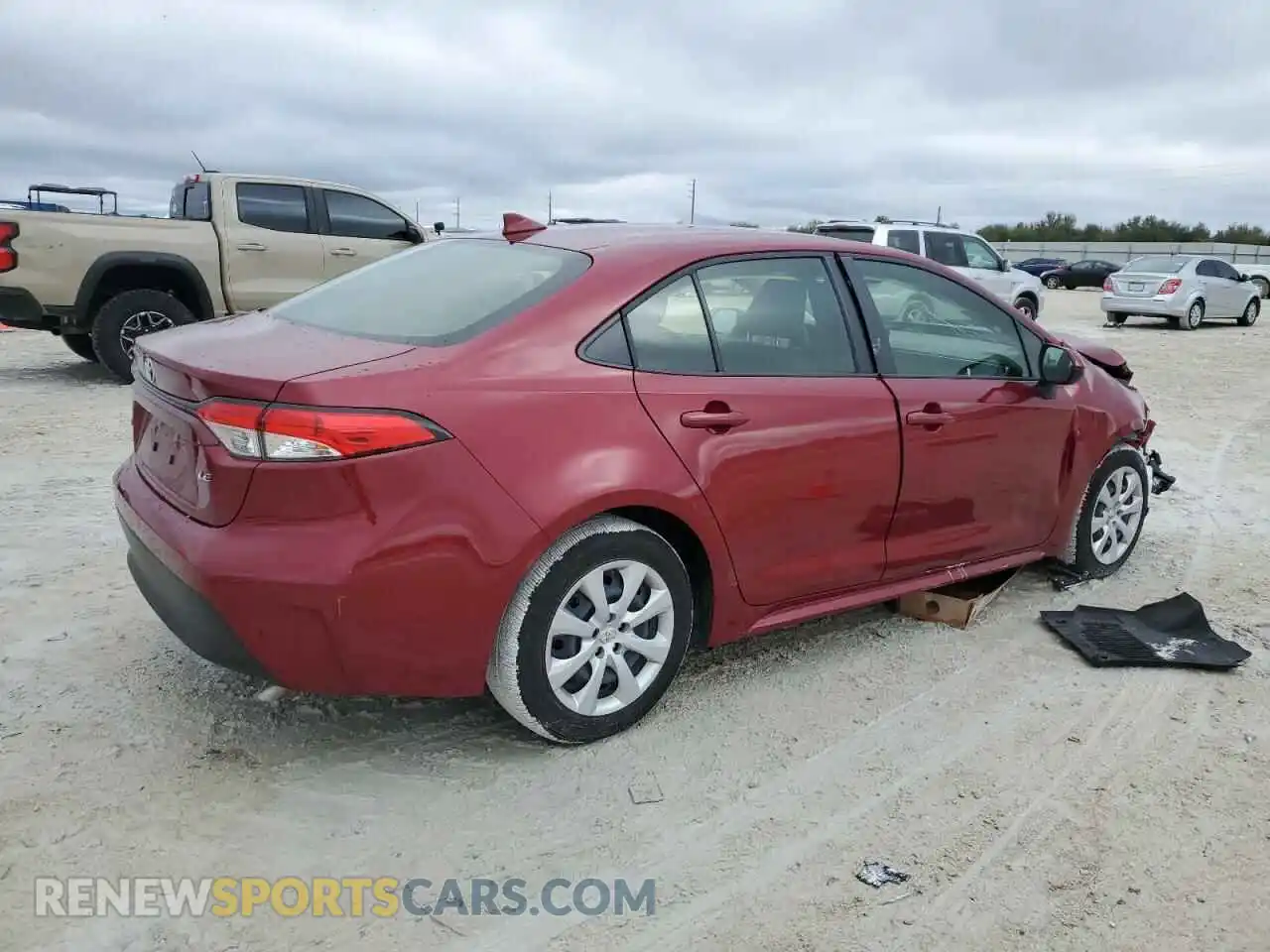3 Photograph of a damaged car JTDB4MEE0PJ004594 TOYOTA COROLLA 2023