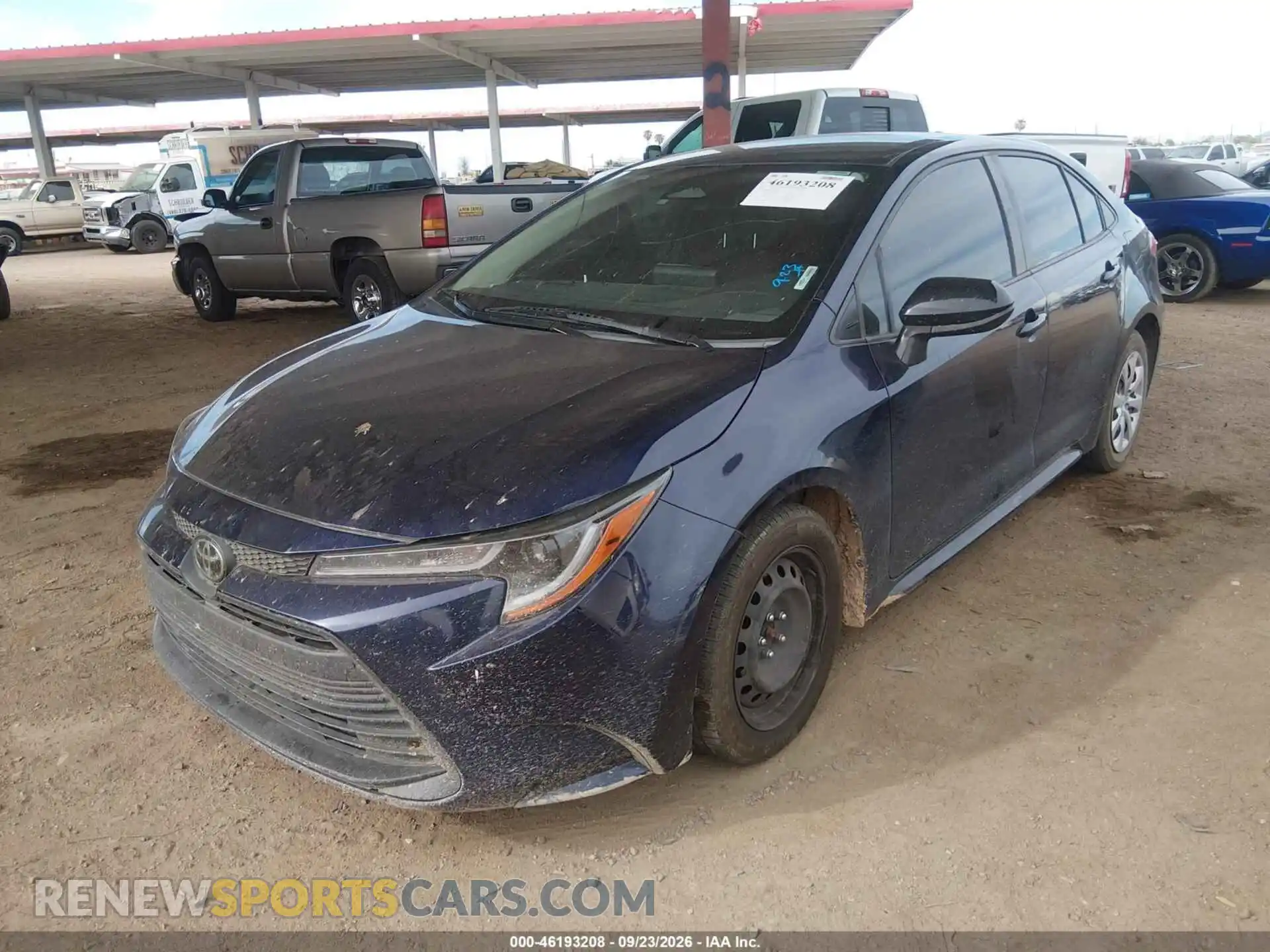 2 fotografías del automóvil dañado JTDB4MEE0PJ006975 TOYOTA COROLLA 2023