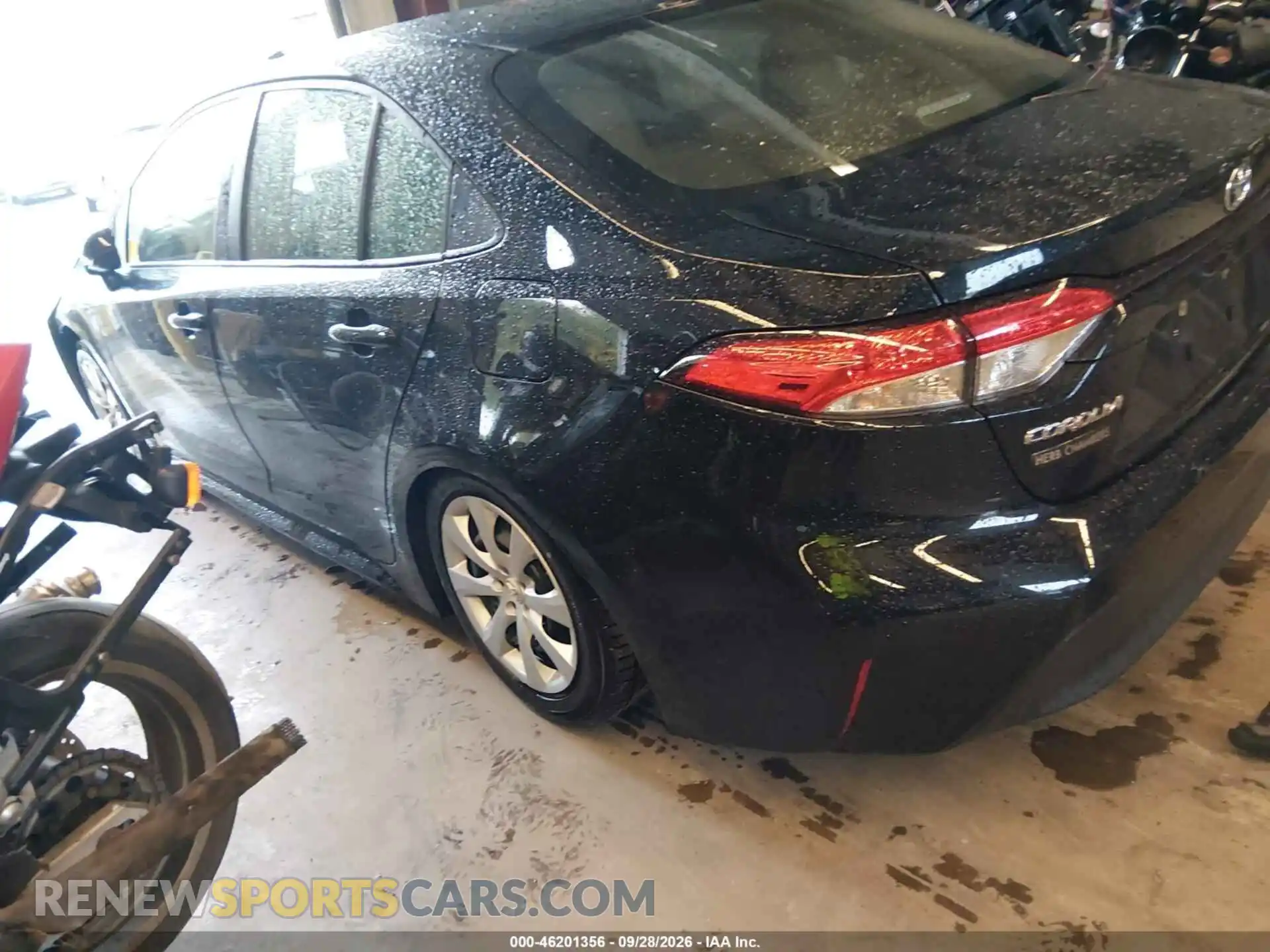 3 fotografías del automóvil dañado JTDB4MEE0PJ010167 TOYOTA COROLLA 2023