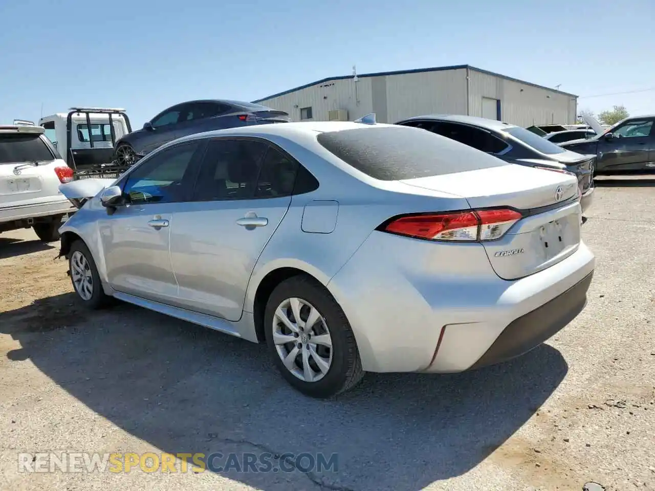 2 fotografías del automóvil dañado JTDB4MEE0PJ010489 TOYOTA COROLLA 2023