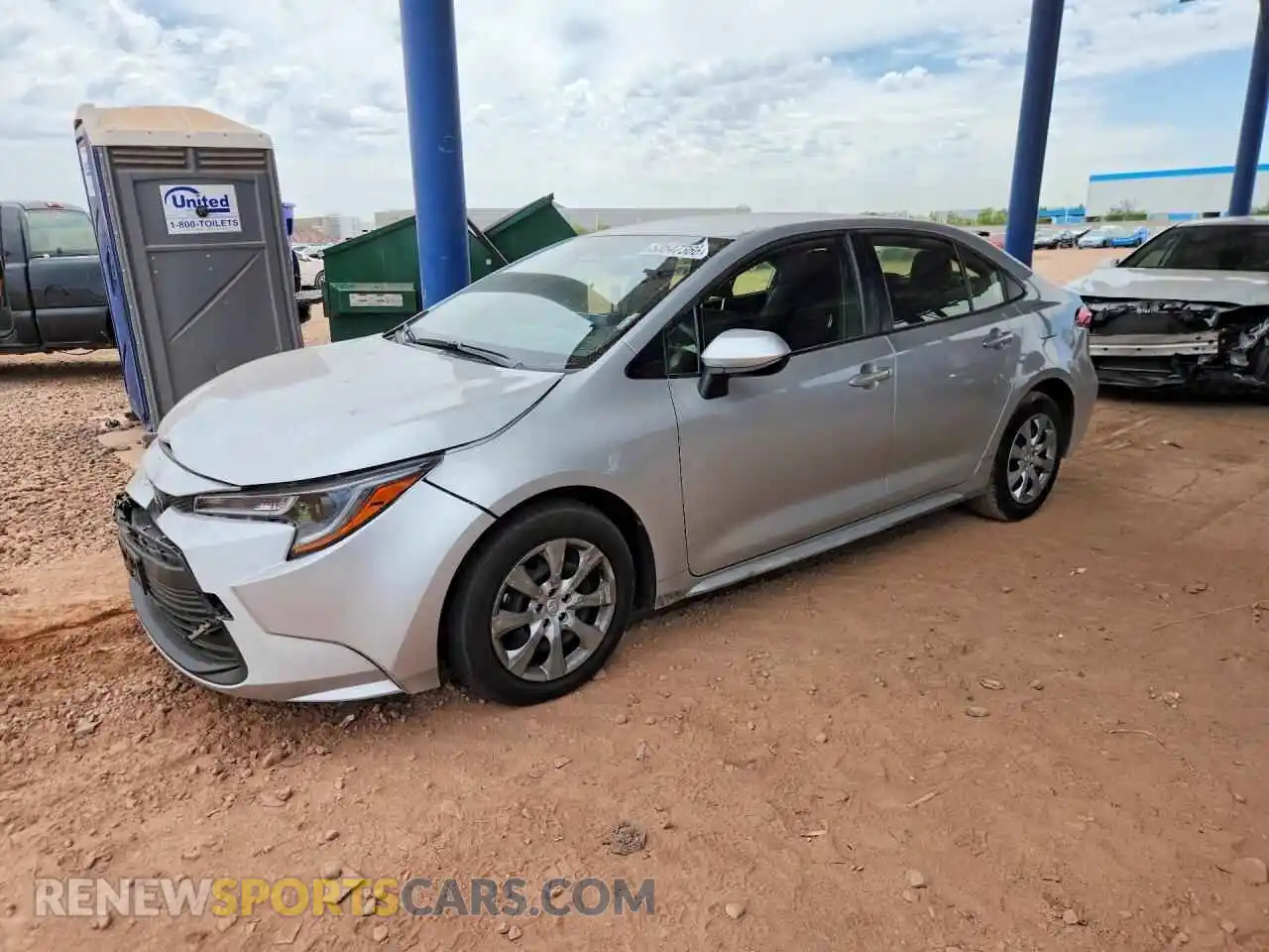 1 Photograph of a damaged car JTDB4MEE0PJ011710 TOYOTA COROLLA 2023