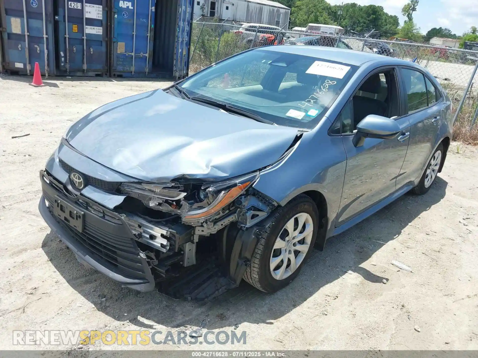 2 Фотография поврежденного автомобиля JTDB4MEE1P3013731 TOYOTA COROLLA 2023