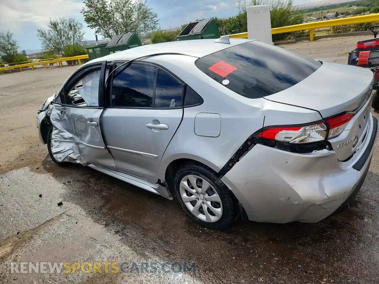 2 Photograph of a damaged car JTDB4MEE1PJ006581 TOYOTA COROLLA 2023