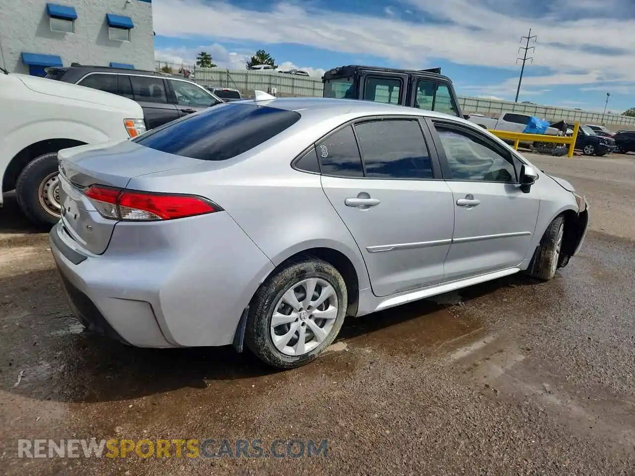3 Photograph of a damaged car JTDB4MEE1PJ006581 TOYOTA COROLLA 2023