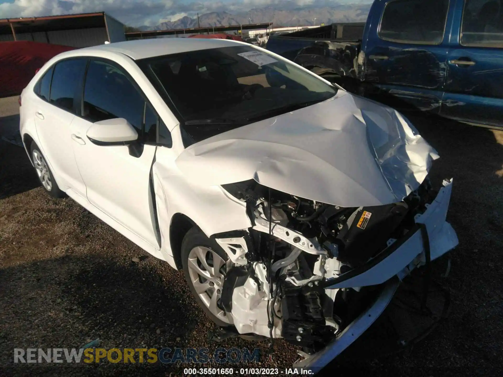 1 Photograph of a damaged car JTDB4MEE2P3000700 TOYOTA COROLLA 2023