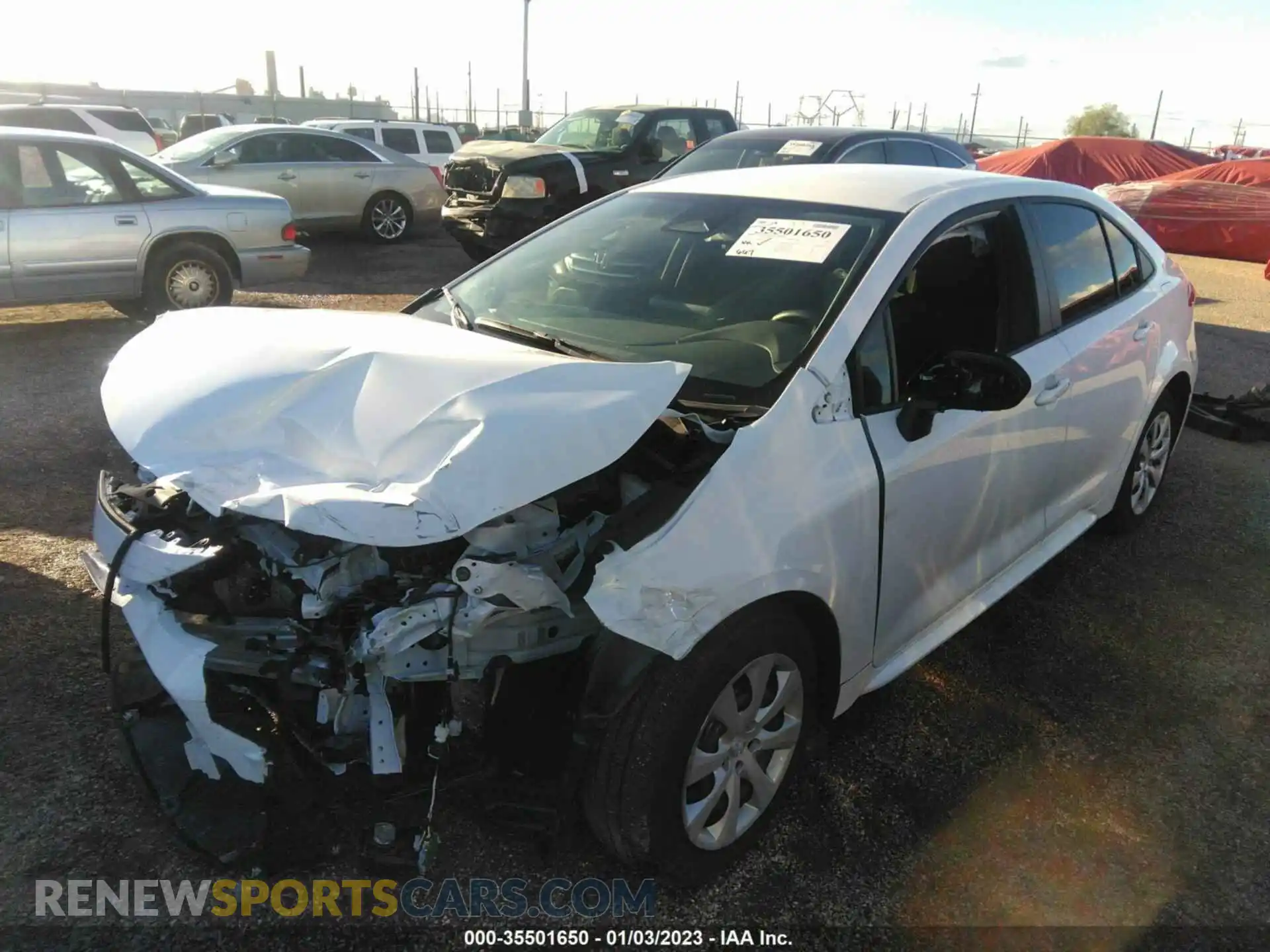 2 Photograph of a damaged car JTDB4MEE2P3000700 TOYOTA COROLLA 2023