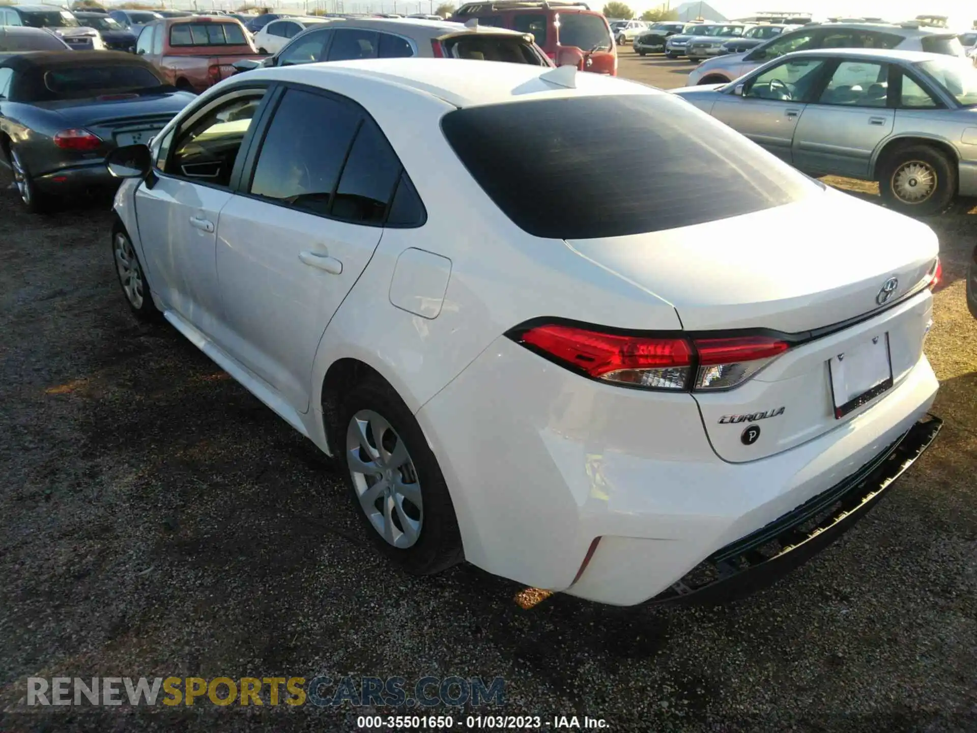 3 Photograph of a damaged car JTDB4MEE2P3000700 TOYOTA COROLLA 2023