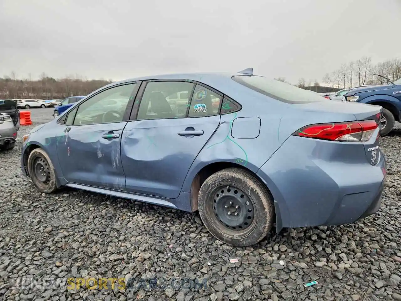 2 Photograph of a damaged car JTDB4MEE2P3003712 TOYOTA COROLLA 2023