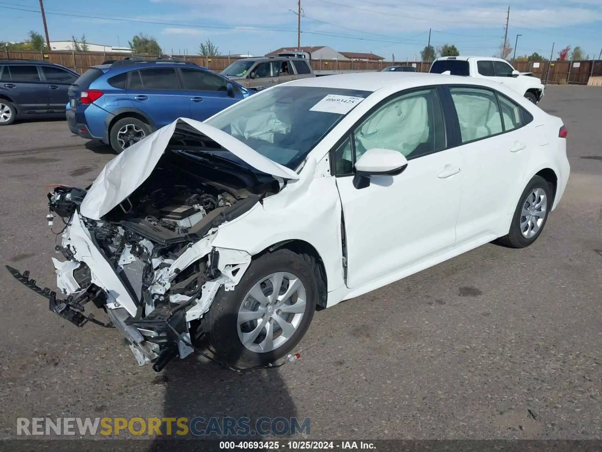 2 Photograph of a damaged car JTDB4MEE2P3014547 TOYOTA COROLLA 2023