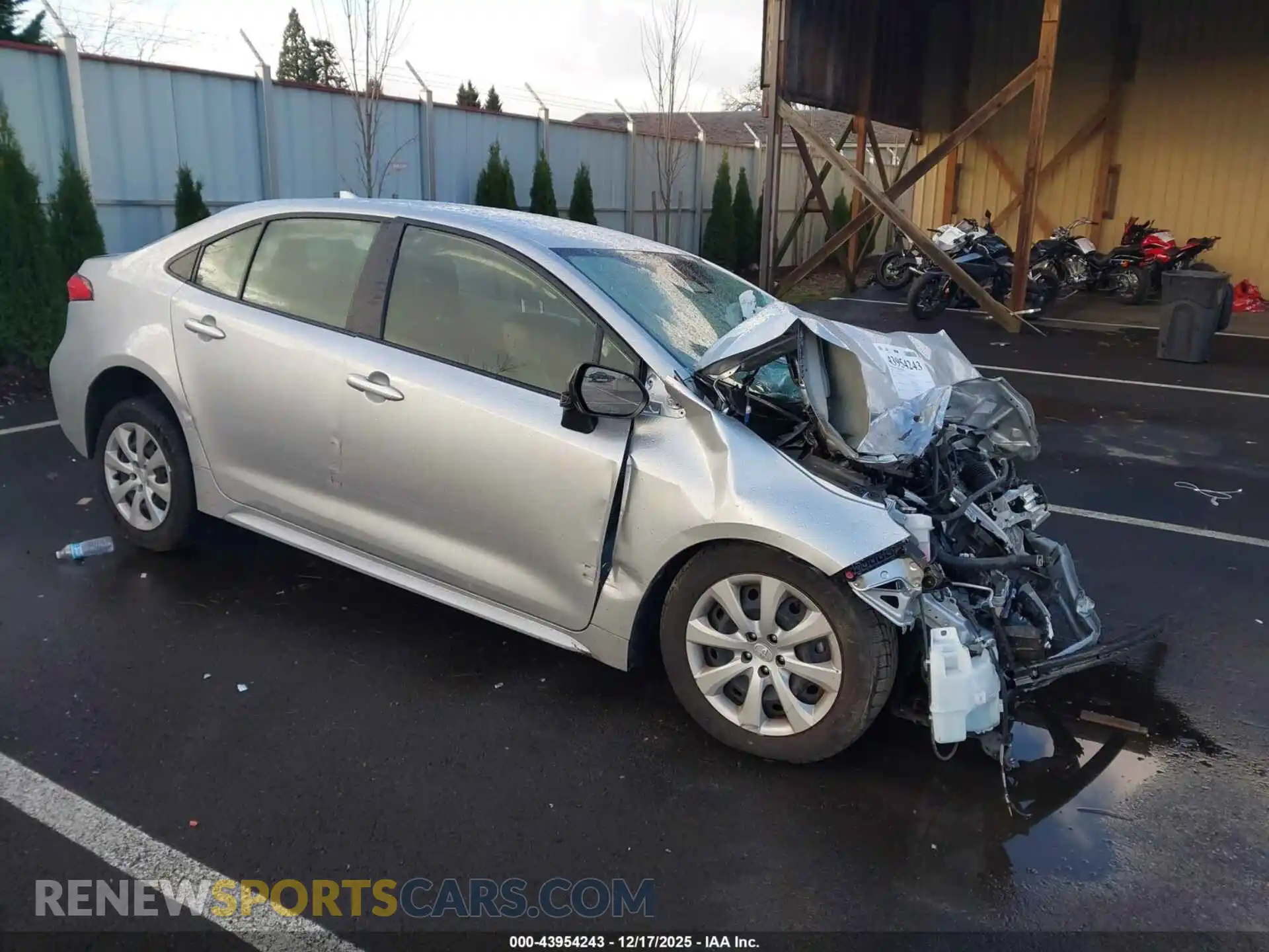 1 Photograph of a damaged car JTDB4MEE2P3015410 TOYOTA COROLLA 2023