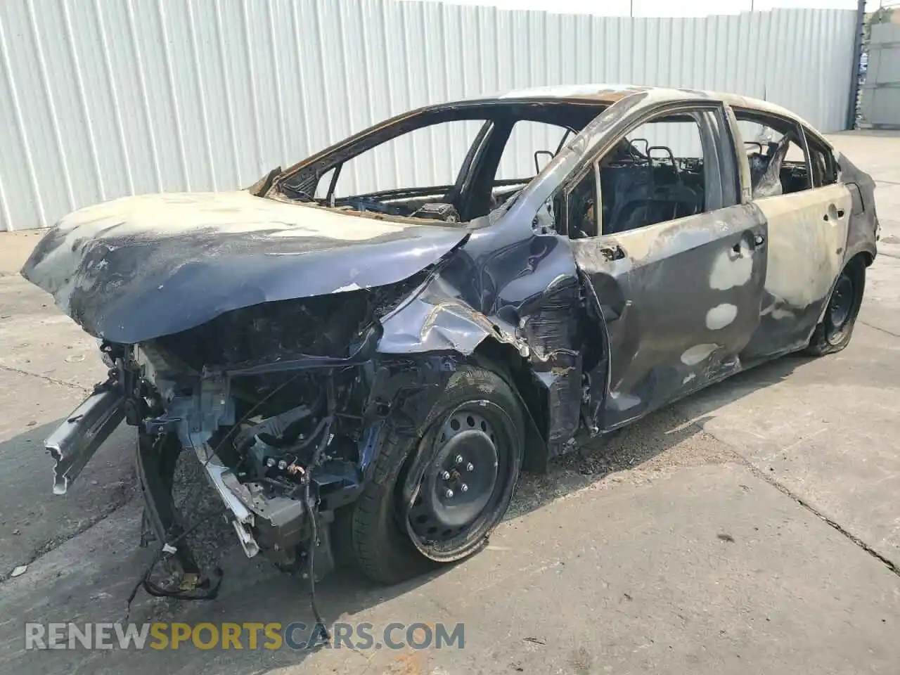 1 Photograph of a damaged car JTDB4MEE2PJ010090 TOYOTA COROLLA 2023