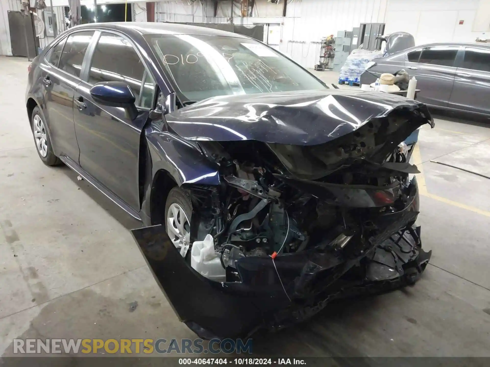1 Photograph of a damaged car JTDB4MEE2PJ010977 TOYOTA COROLLA 2023
