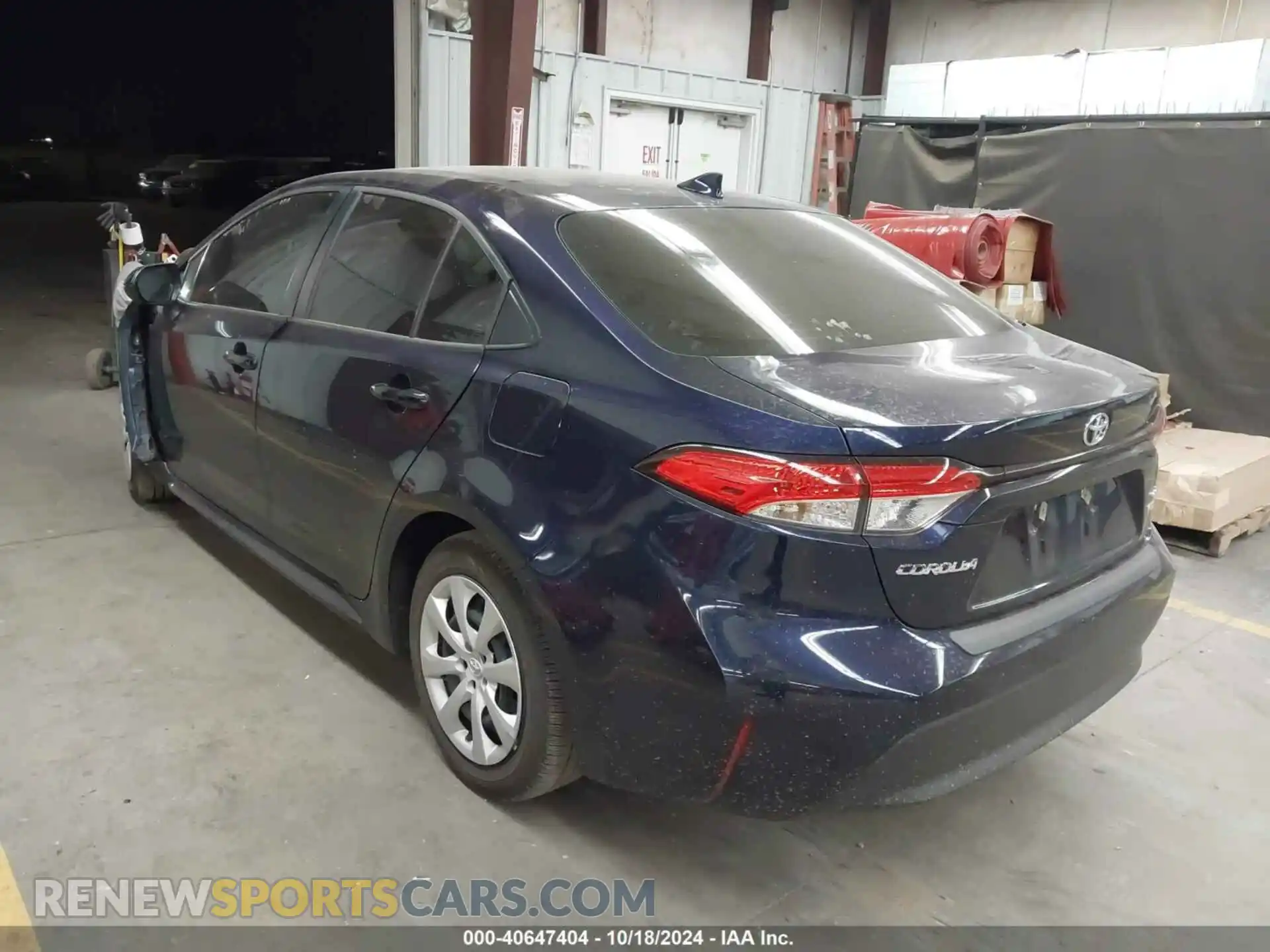 3 Photograph of a damaged car JTDB4MEE2PJ010977 TOYOTA COROLLA 2023