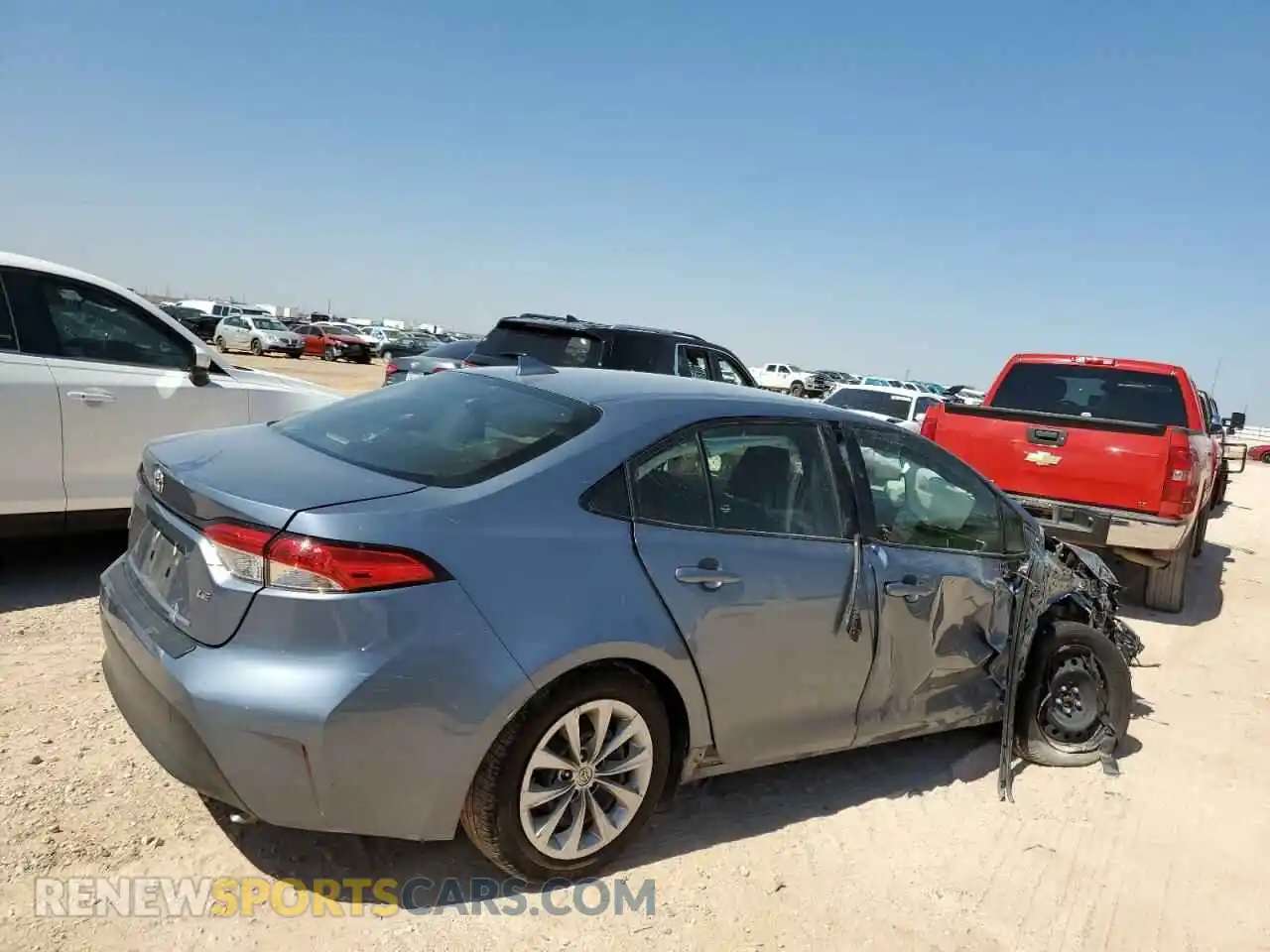 3 Photograph of a damaged car JTDB4MEE3P3011947 TOYOTA COROLLA 2023