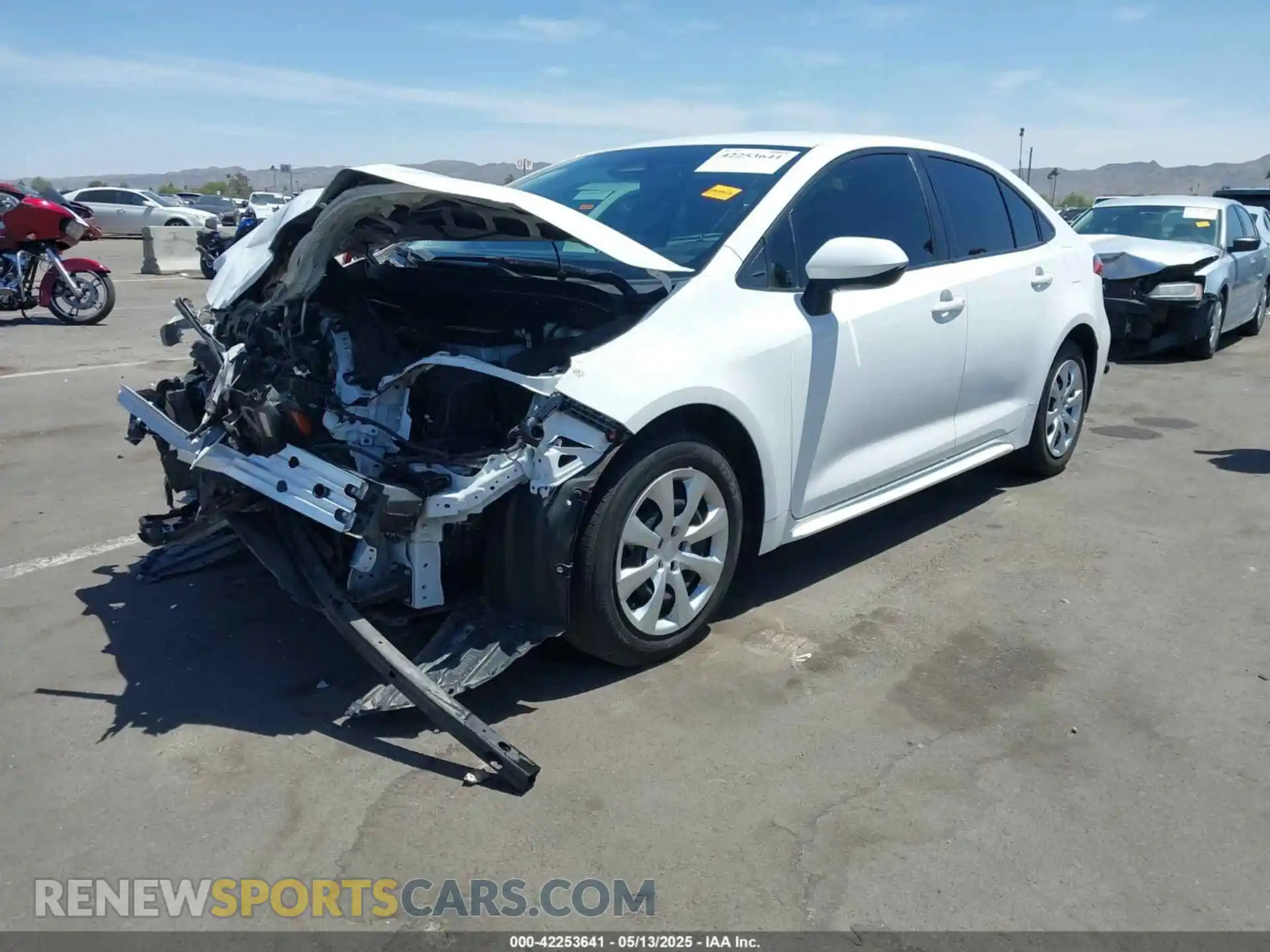 2 Photograph of a damaged car JTDB4MEE3PJ011233 TOYOTA COROLLA 2023