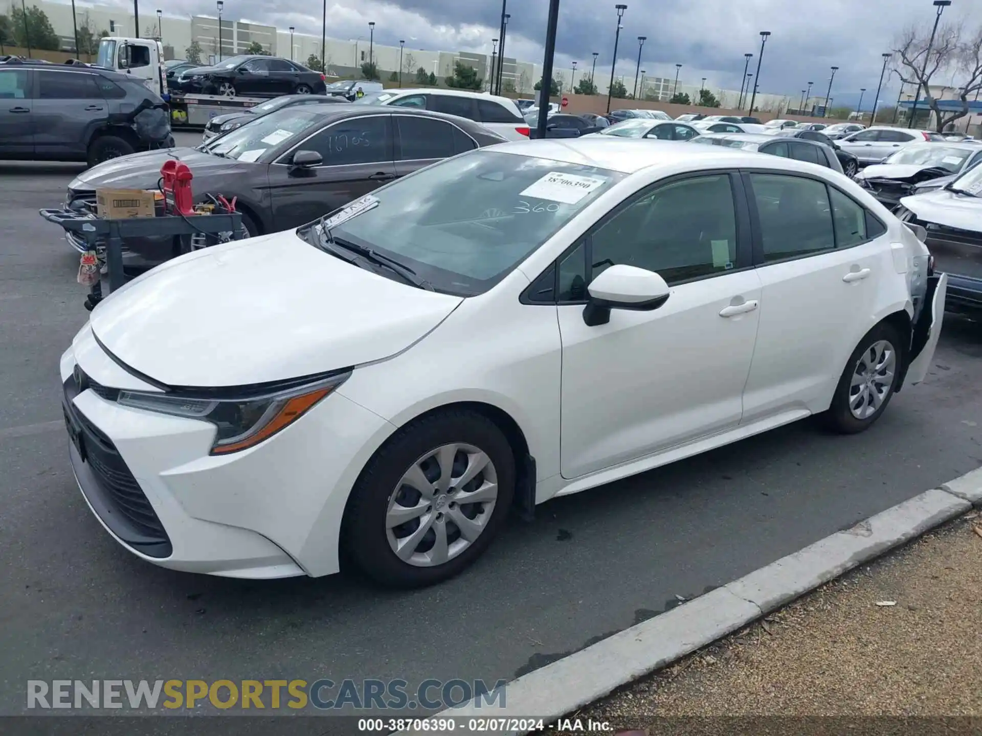 2 Photograph of a damaged car JTDB4MEE4P3006532 TOYOTA COROLLA 2023