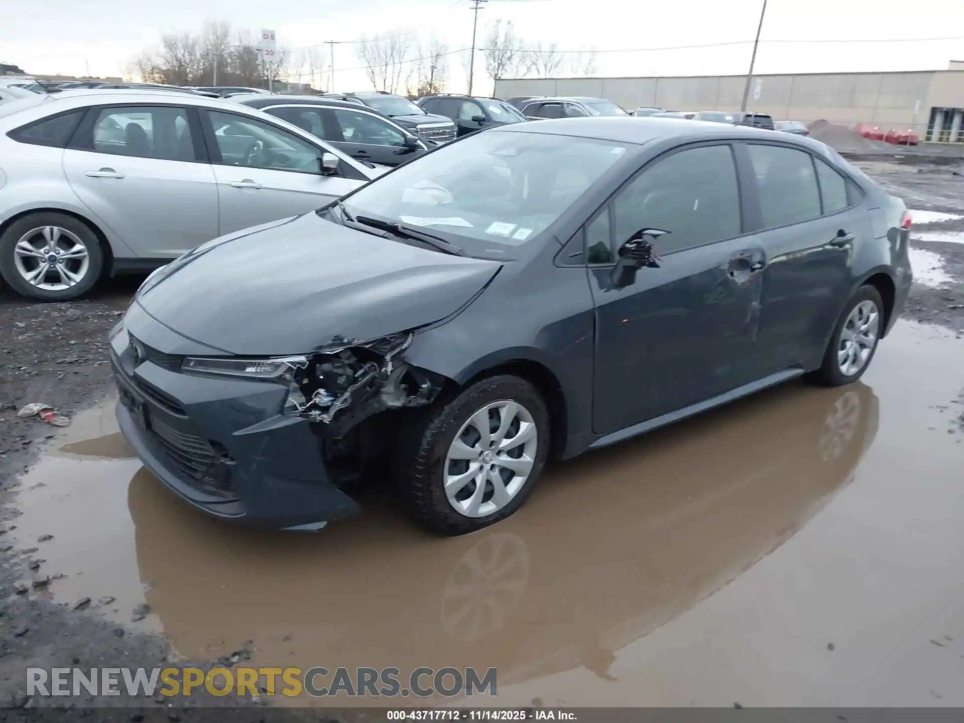 2 fotografías del automóvil dañado JTDB4MEE4P3014193 TOYOTA COROLLA 2023