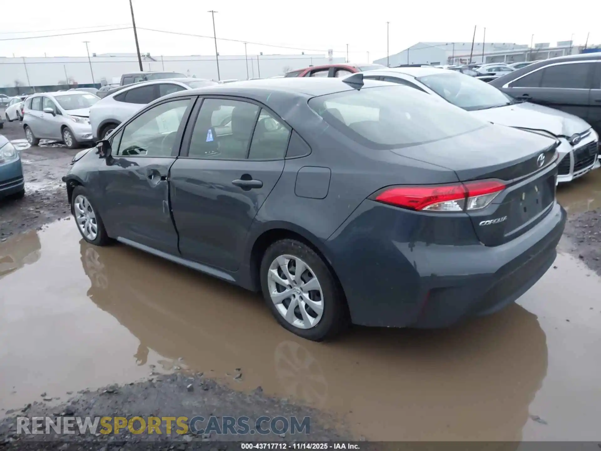 3 fotografías del automóvil dañado JTDB4MEE4P3014193 TOYOTA COROLLA 2023