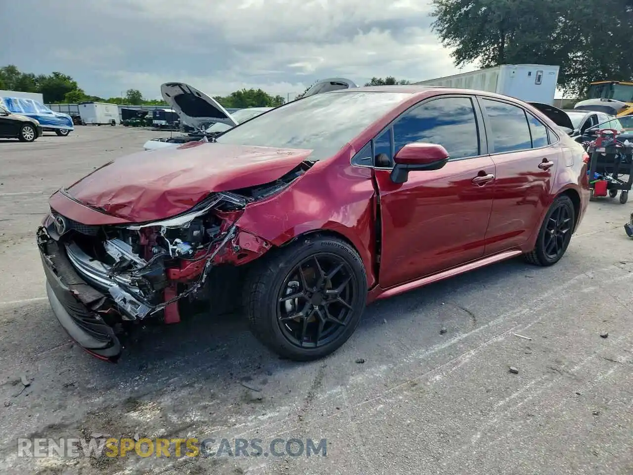1 Photograph of a damaged car JTDB4MEE4PJ005506 TOYOTA COROLLA 2023
