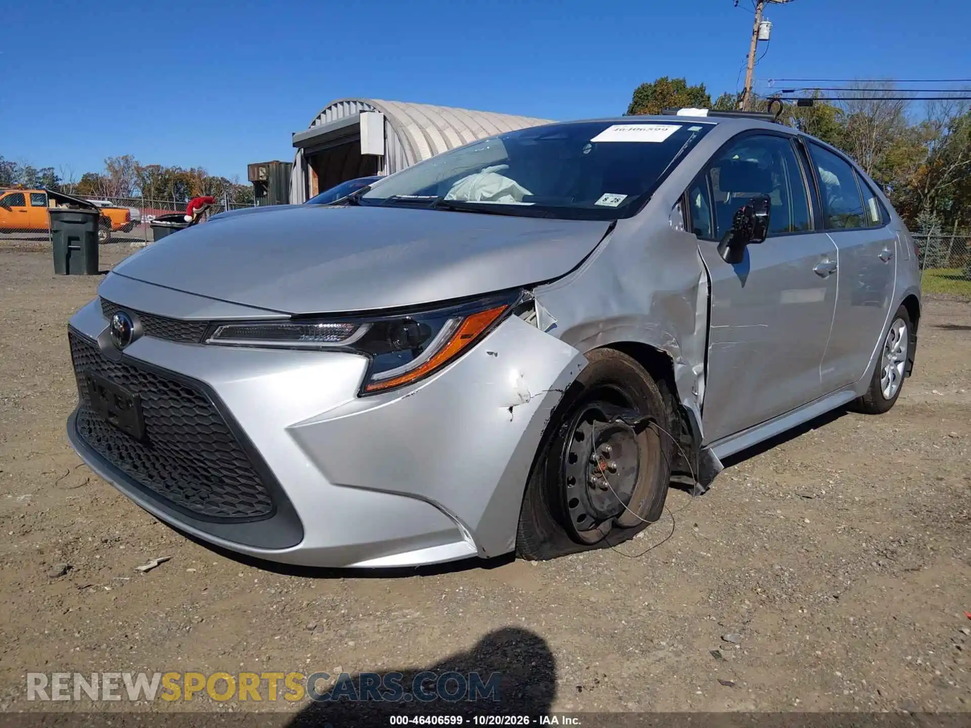2 Photograph of a damaged car JTDB4MEE4PJ007563 TOYOTA COROLLA 2023
