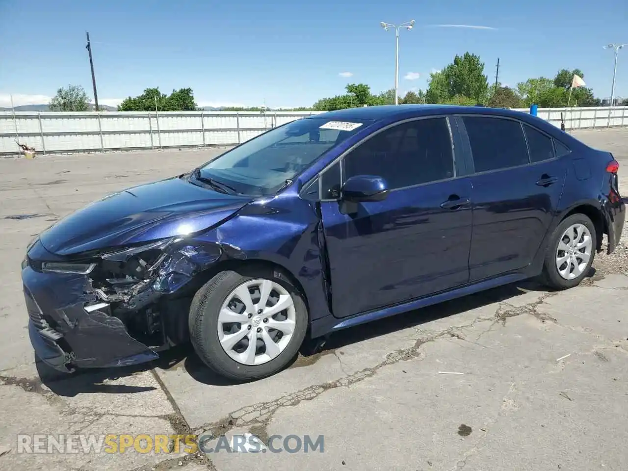 1 Photograph of a damaged car JTDB4MEE4PJ009443 TOYOTA COROLLA 2023
