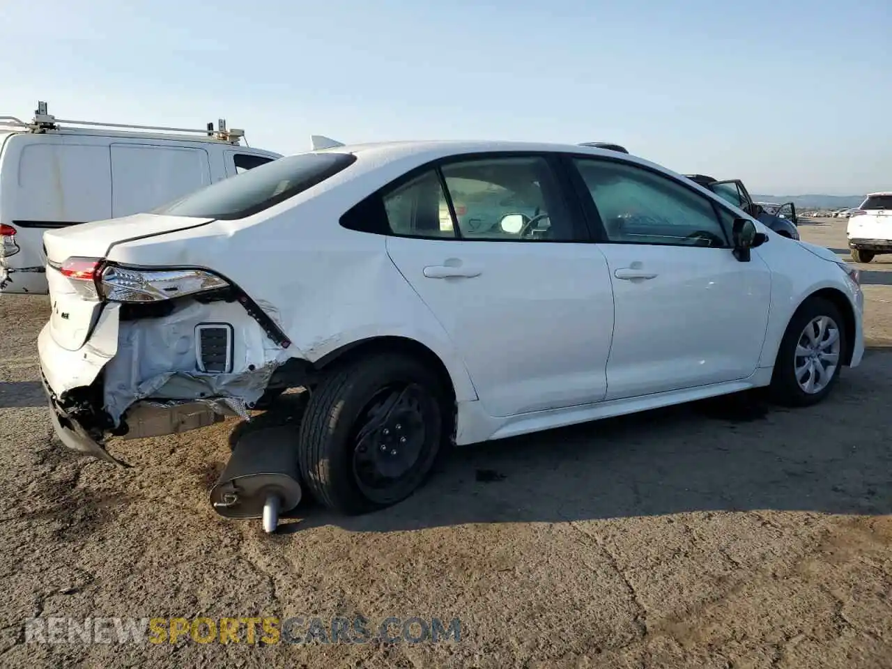 3 Photograph of a damaged car JTDB4MEE4PJ011113 TOYOTA COROLLA 2023