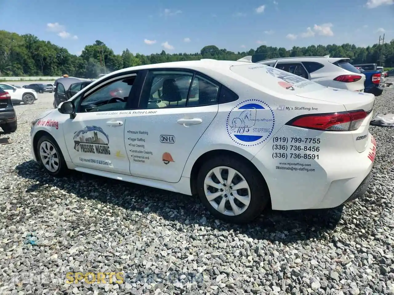 2 Photograph of a damaged car JTDB4MEE5P3008628 TOYOTA COROLLA 2023