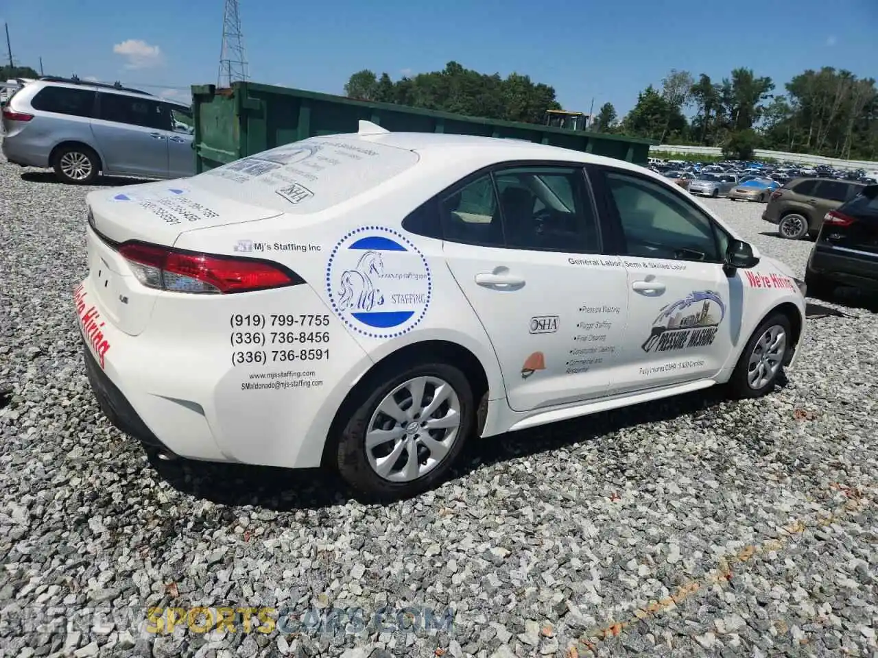3 Photograph of a damaged car JTDB4MEE5P3008628 TOYOTA COROLLA 2023