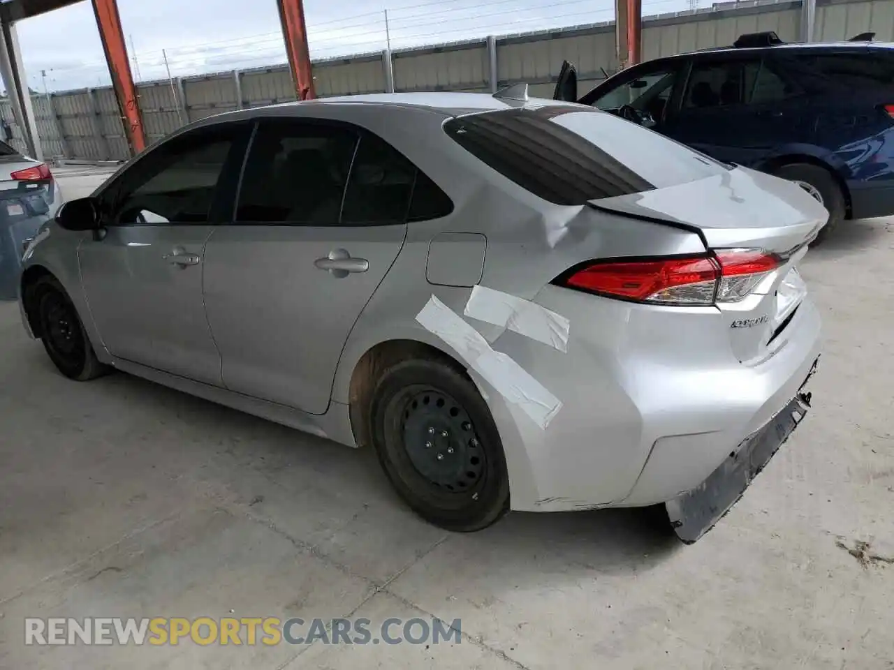 2 fotografías del automóvil dañado JTDB4MEE5PJ004171 TOYOTA COROLLA 2023
