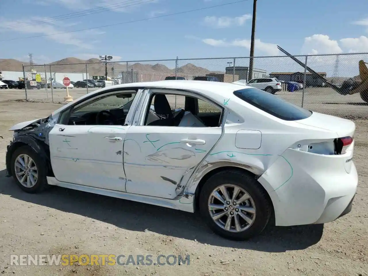 2 Photograph of a damaged car JTDB4MEE5PJ008642 TOYOTA COROLLA 2023