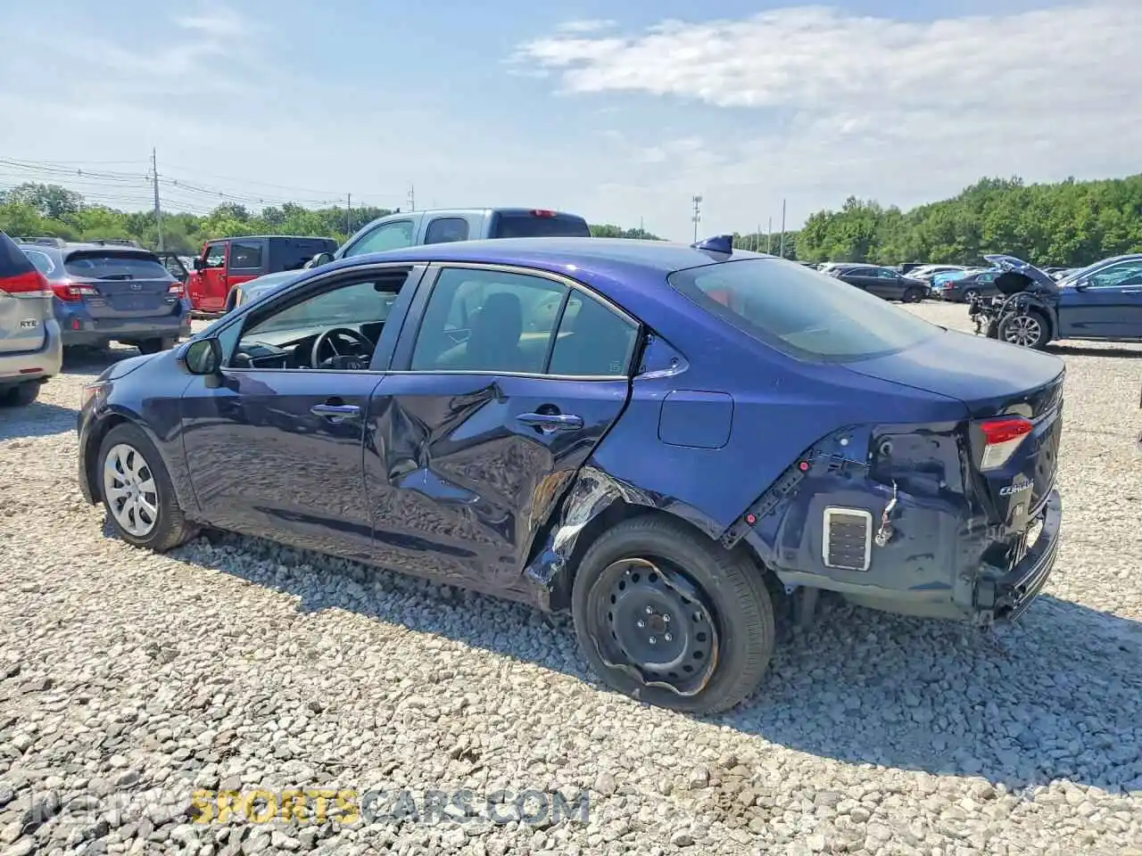2 Фотография поврежденного автомобиля JTDB4MEE5PJ009774 TOYOTA COROLLA 2023