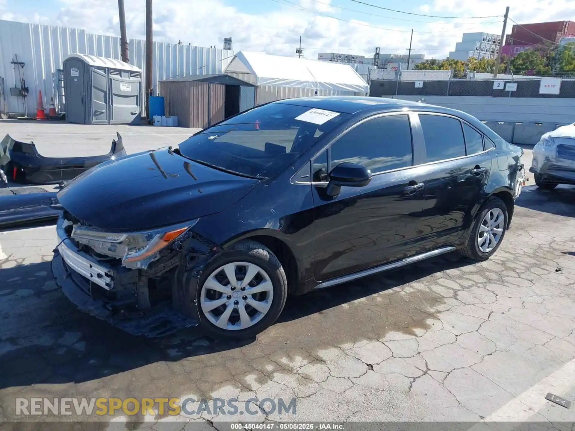 2 Photograph of a damaged car JTDB4MEE5PJ011136 TOYOTA COROLLA 2023