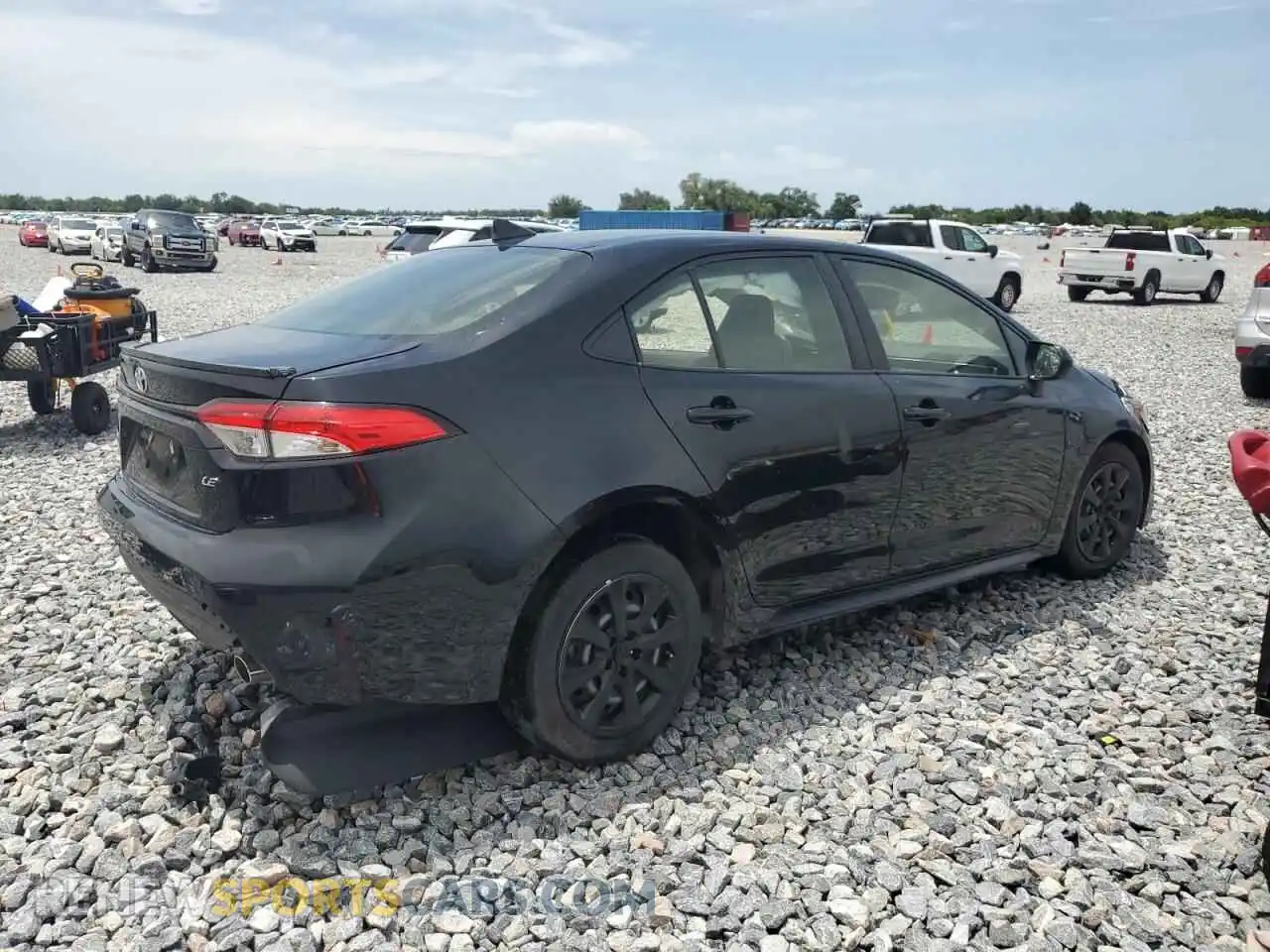 3 fotografías del automóvil dañado JTDB4MEE6P3000392 TOYOTA COROLLA 2023
