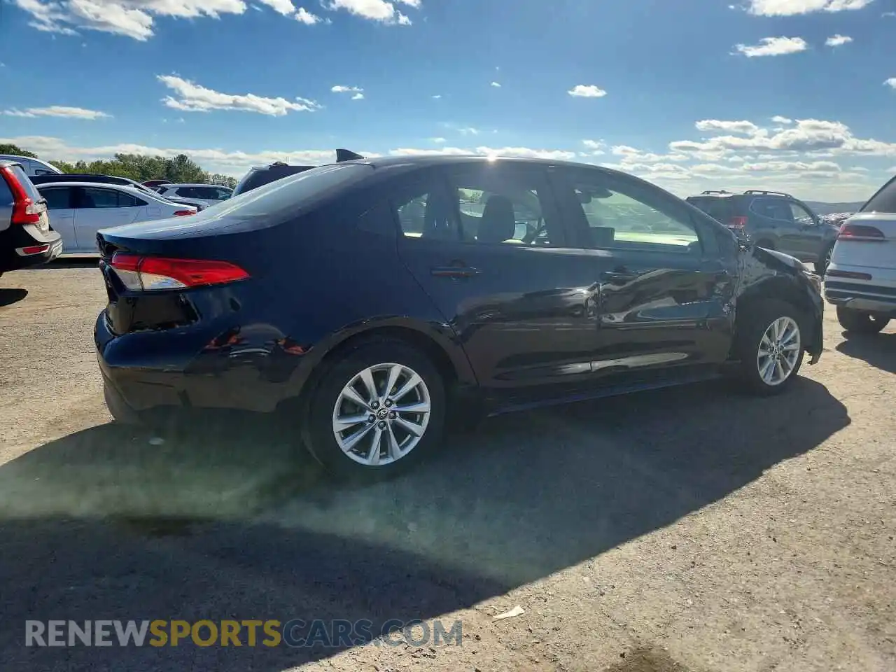 3 fotografías del automóvil dañado JTDB4MEE6P3002076 TOYOTA COROLLA 2023