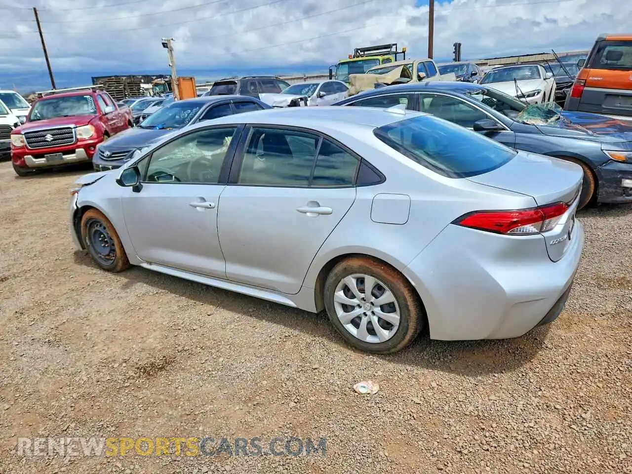 2 Photograph of a damaged car JTDB4MEE6PJ001523 TOYOTA COROLLA 2023
