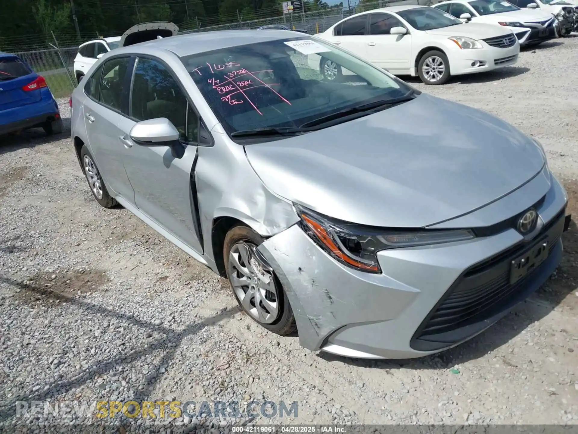 1 Photograph of a damaged car JTDB4MEE7P3010297 TOYOTA COROLLA 2023