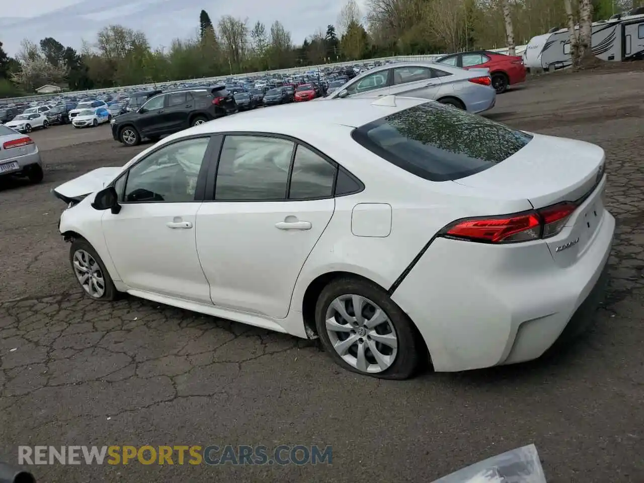 2 Photograph of a damaged car JTDB4MEE7P3012678 TOYOTA COROLLA 2023
