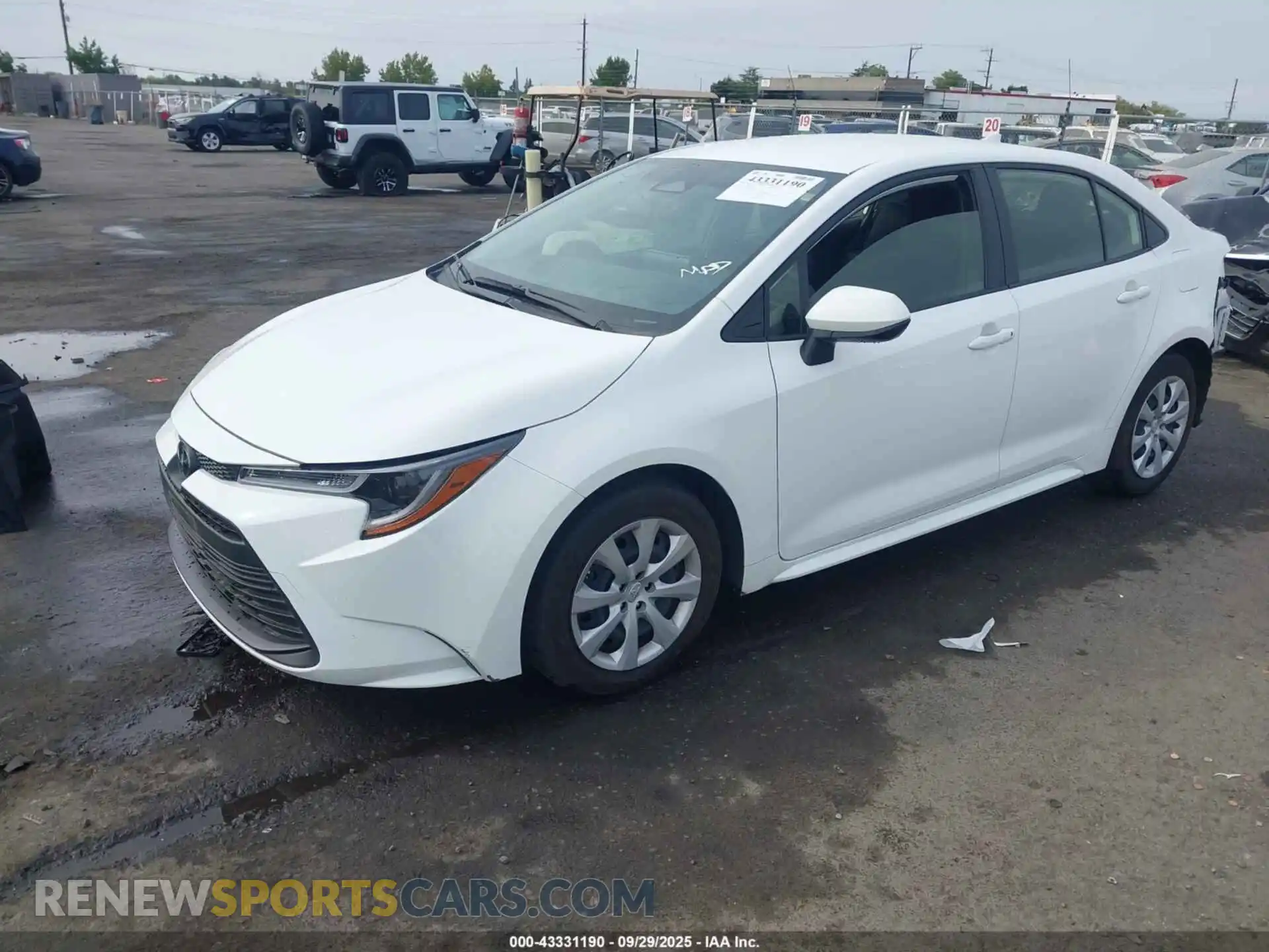 2 Photograph of a damaged car JTDB4MEE8PJ010367 TOYOTA COROLLA 2023