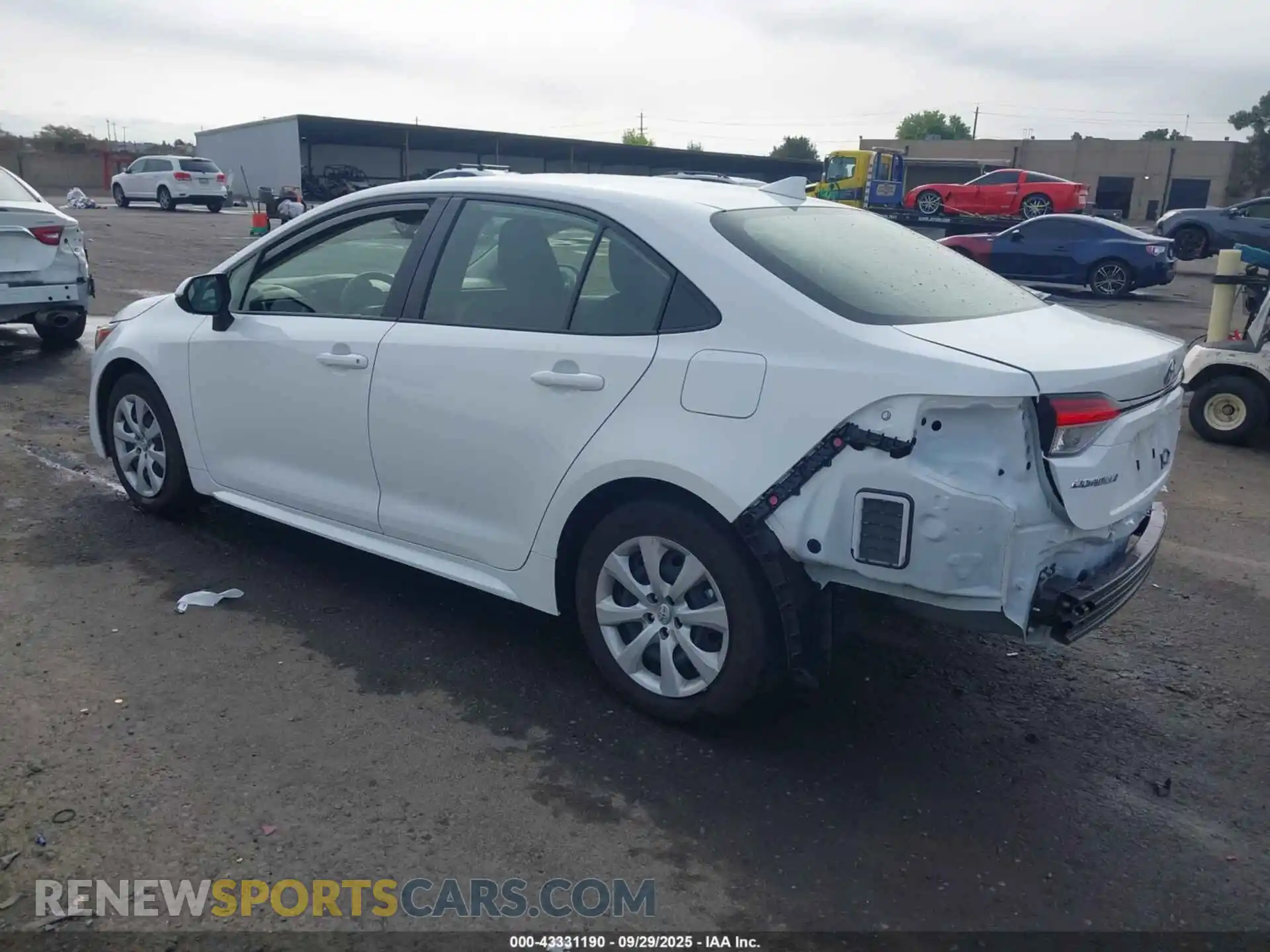 3 Photograph of a damaged car JTDB4MEE8PJ010367 TOYOTA COROLLA 2023