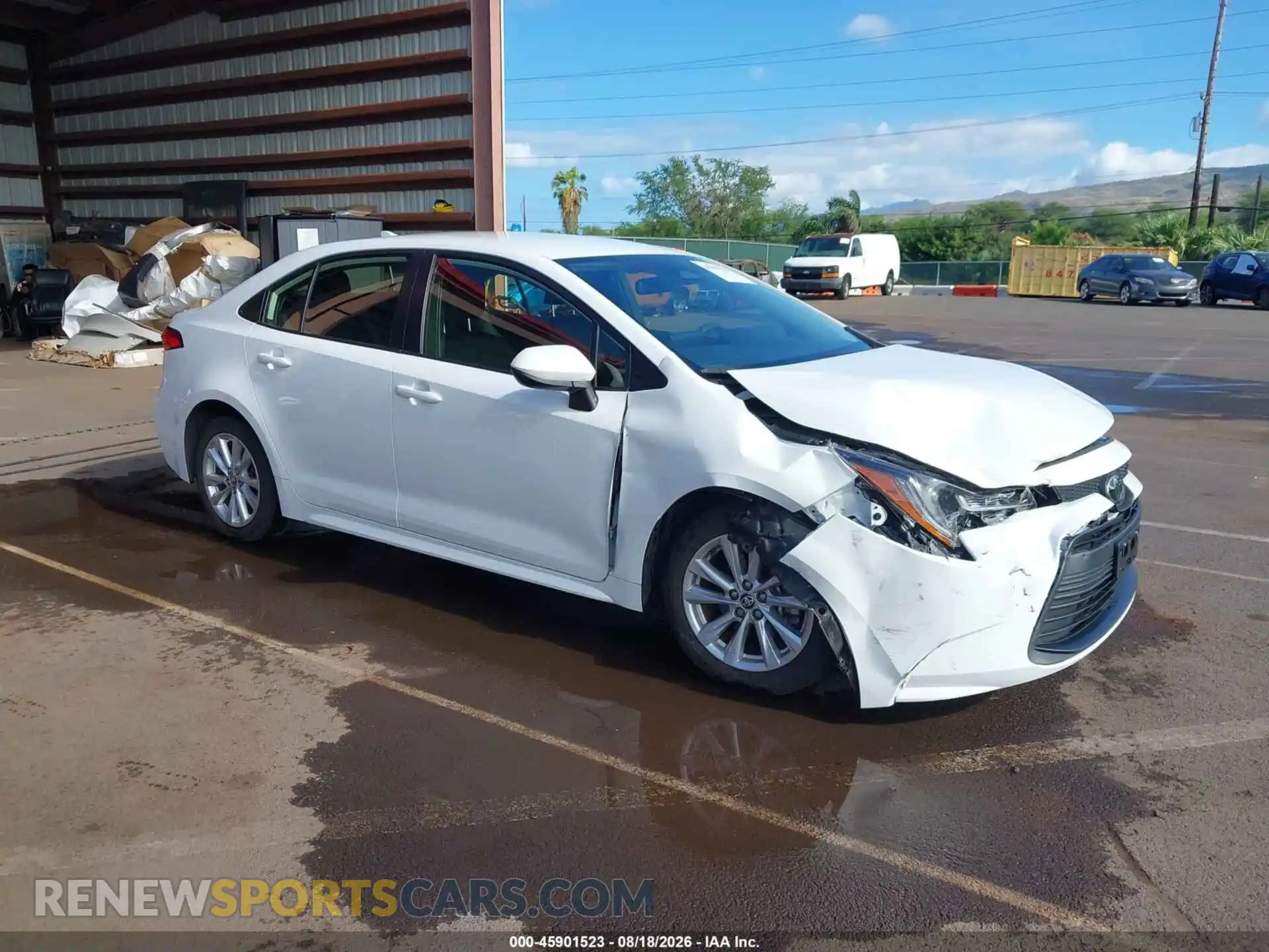 1 fotografías del automóvil dañado JTDB4MEE9P3014397 TOYOTA COROLLA 2023